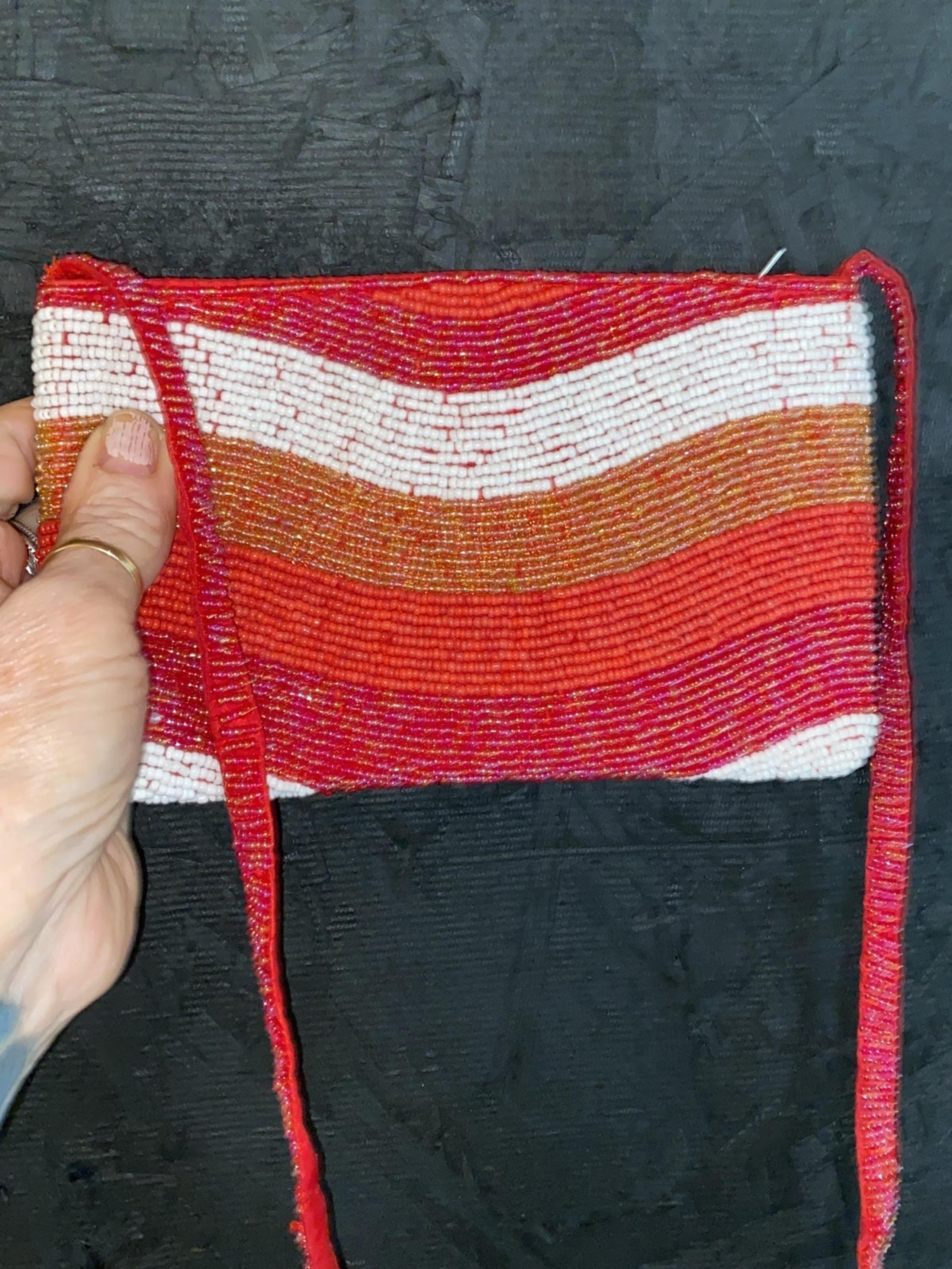 Vintage beaded crossbody