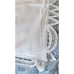 Vtg Battenburg Lace Eyelet Pillow Sham White Standard Granny Cottage 21x26 Pair