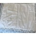 Vtg Battenburg Lace Eyelet Pillow Sham White Standard Granny Cottage 21x26 Pair