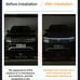 LED Car Hood Decorative Light Strip - Dynamic Flow, Always On, 12V Hardwired
