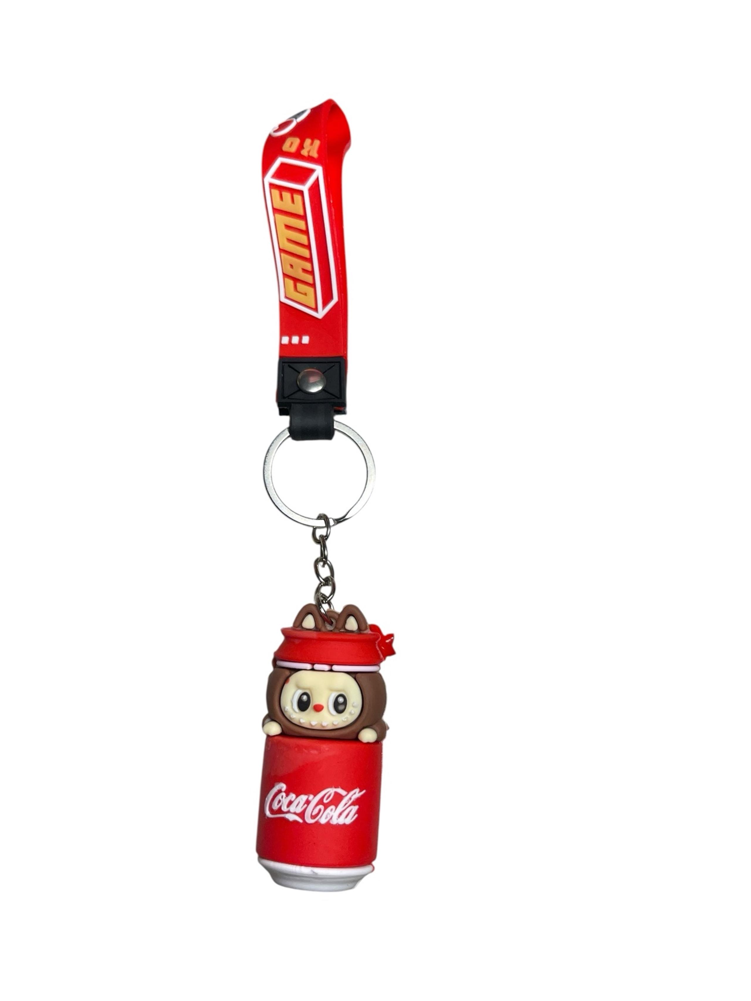 Labubu with Coke Keychain