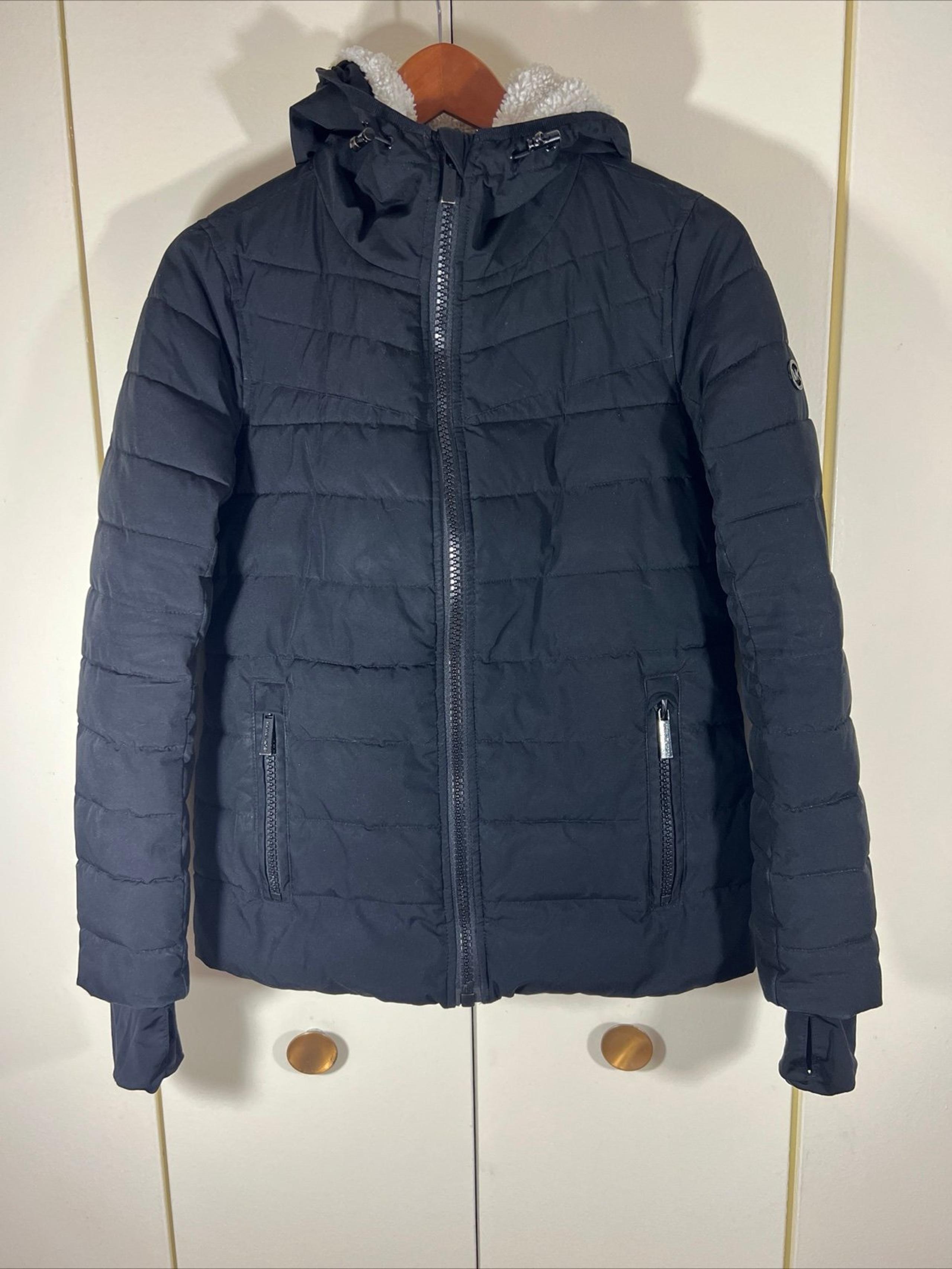 Michael Michael Kors Women's XSmall Black Winter Hooded Jacket Coat #148340
