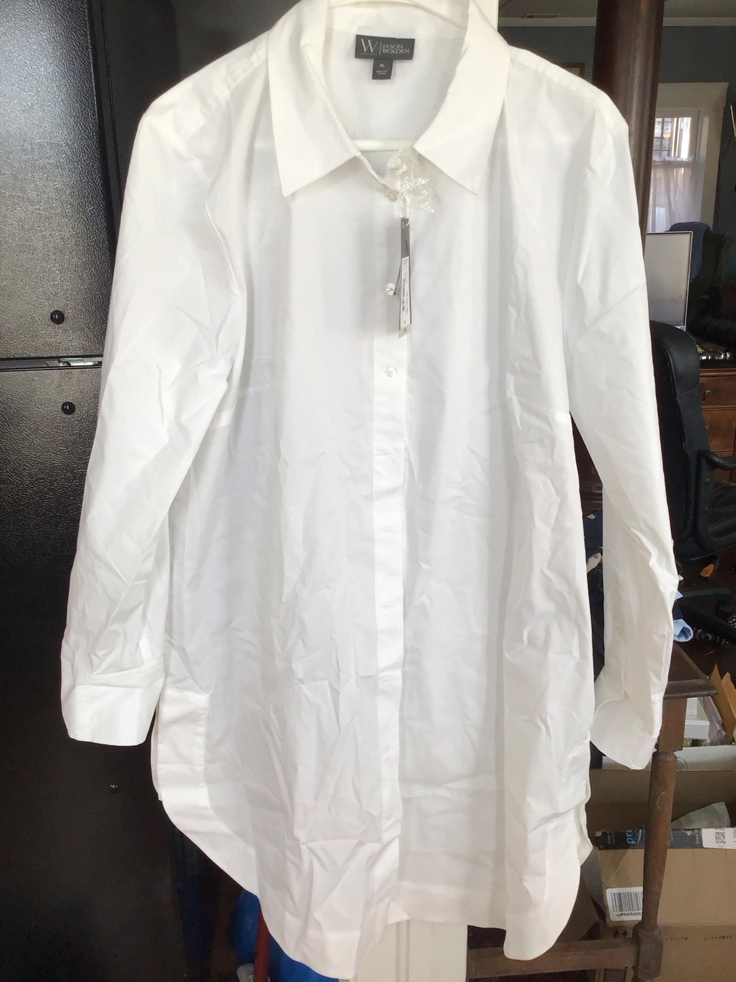 Worthington womens long sleeve tunic top, new, Jason bolden, xl