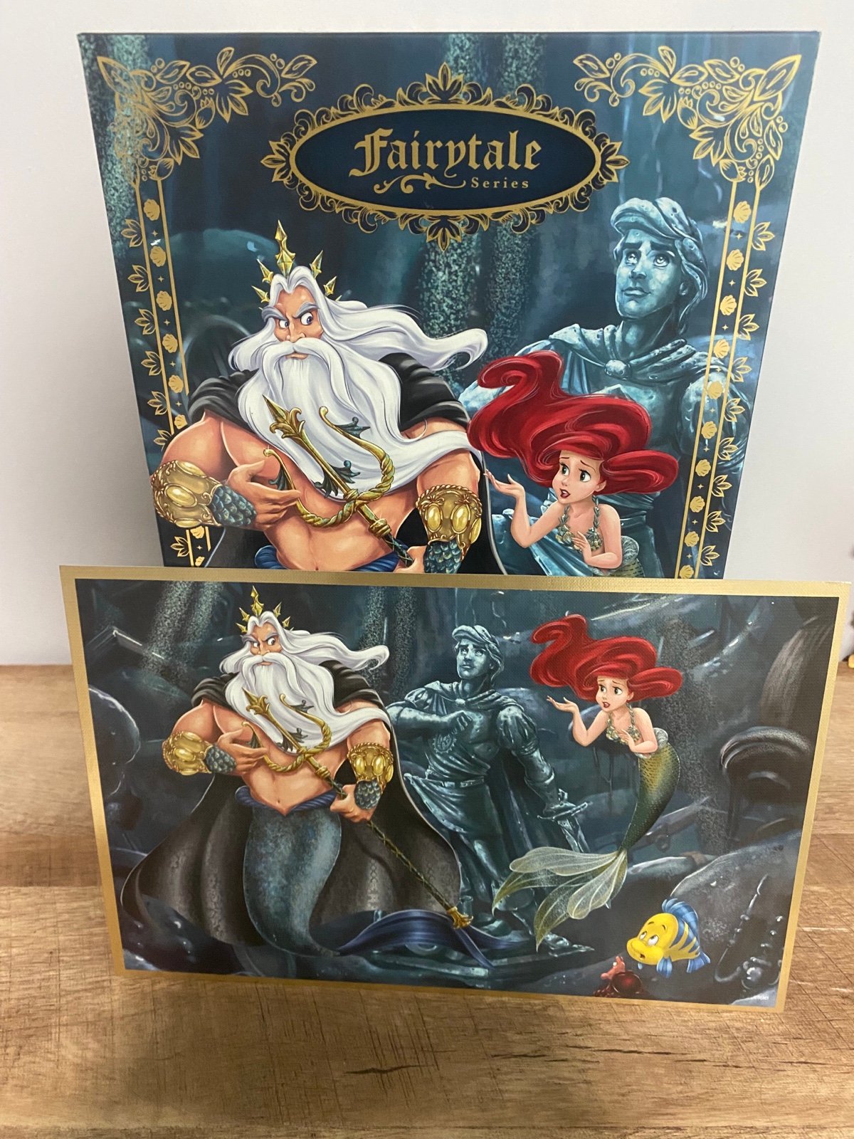 Disney designer collection King Triton And Ariel doll
