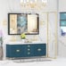 48 x 30 Inch Bathroom Mirror for Wall, Black Bathroom Wall Mirror