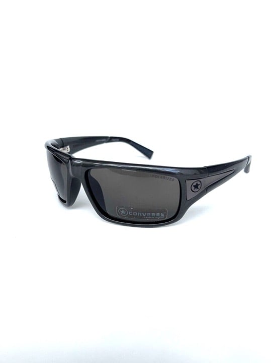 New CONVERSE Powerline Wrap Shades Charcoal Wrap Mens Sunglases CARBON HYBRID