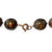 Vintage Lucite Beaded Necklace Dark Multicolor Art Beads 18.5” Long
