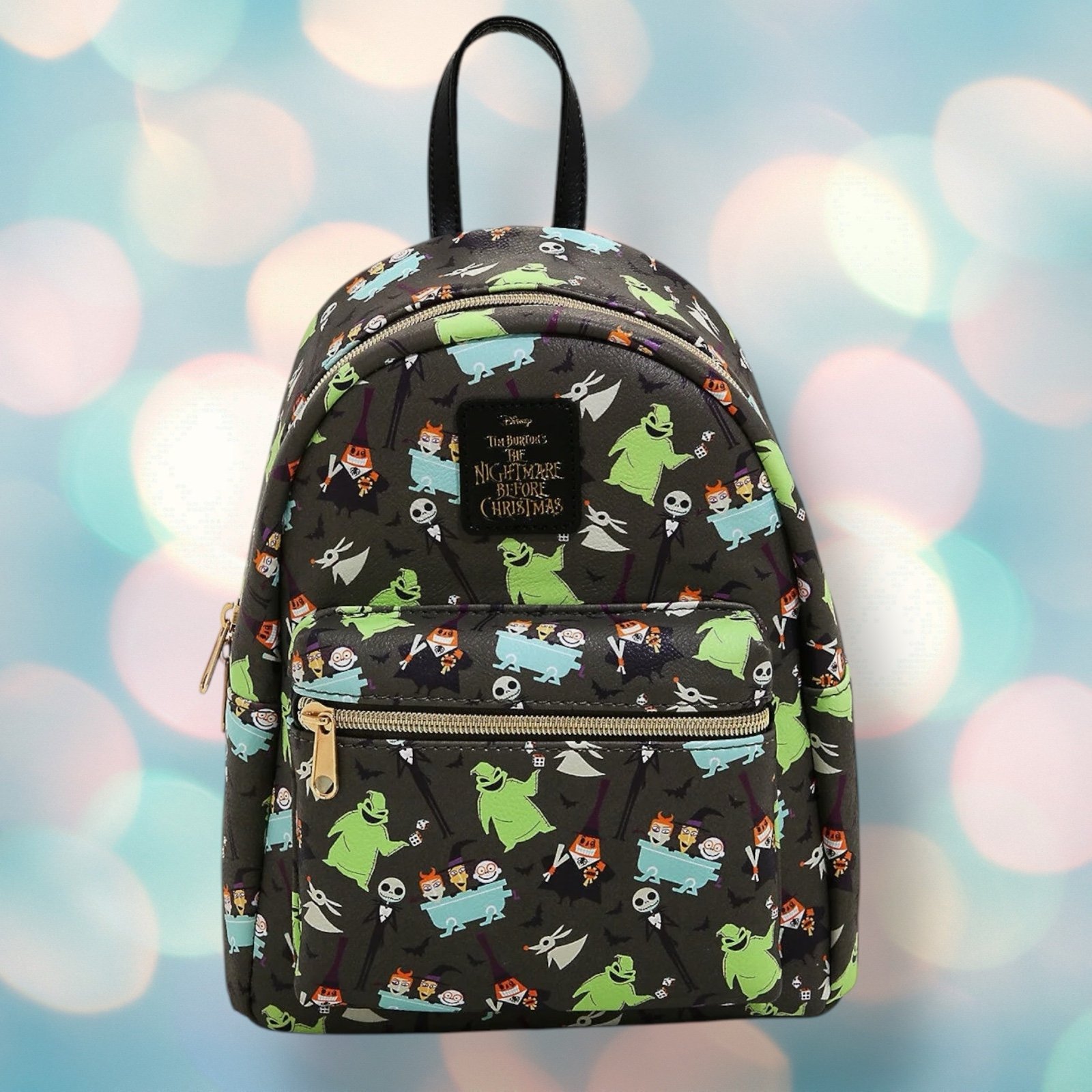 RARE Discontinued Disney Loungefly Nightmare Before Christmas Mini Backpack