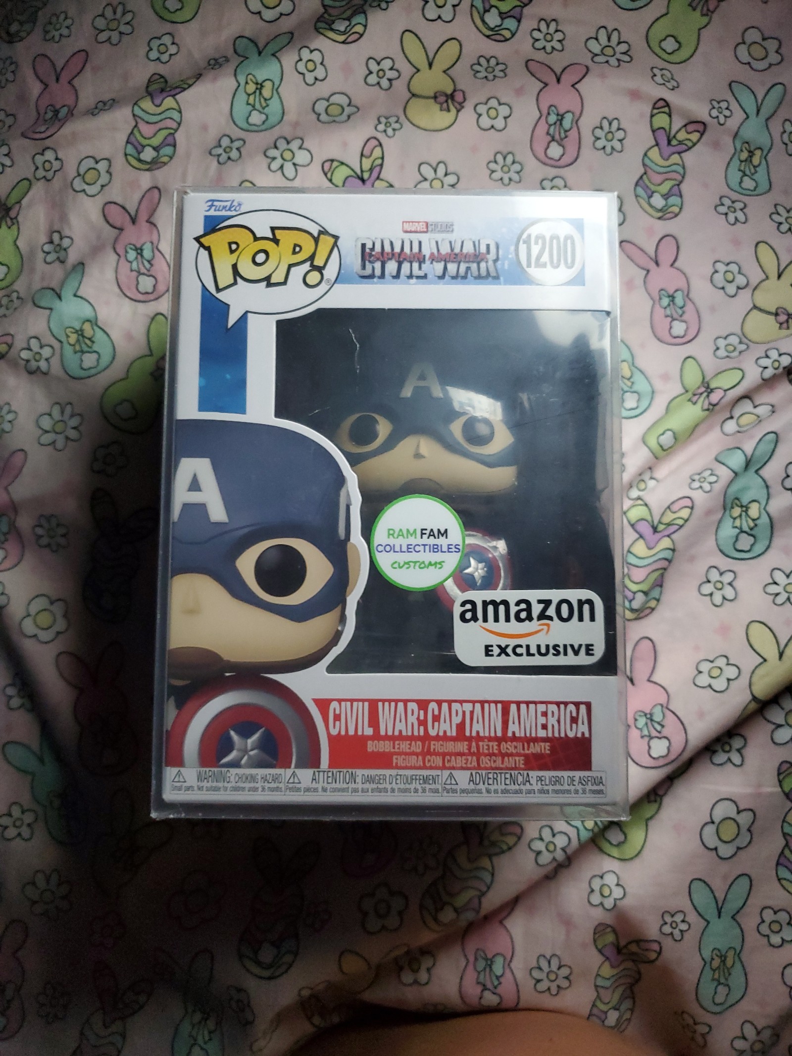 Custom art captain america