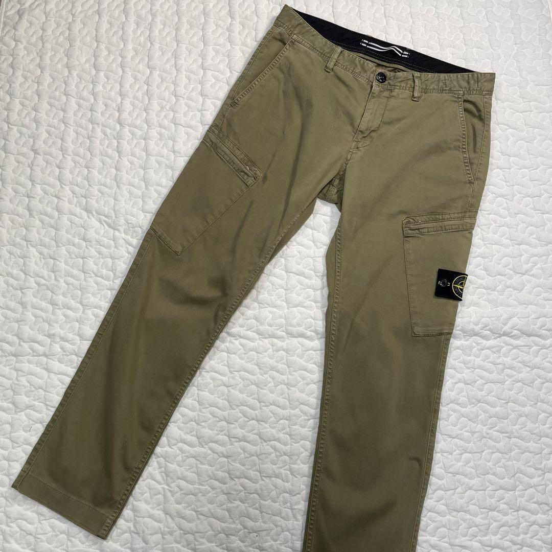 Stone Island Cargo Pants Khaki W32