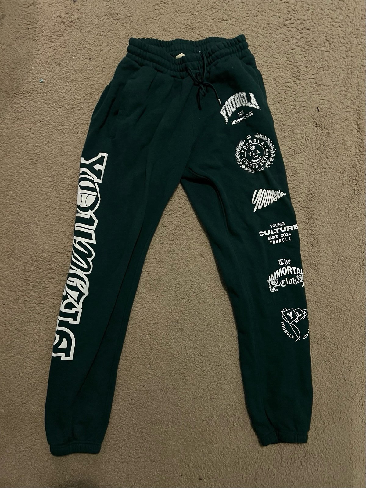 Young LA Immortal Killer Joggers Green