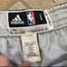 RARE Men’s NBA New Orleans Pelicans Team Issued Adidas Basketball Shorts Large