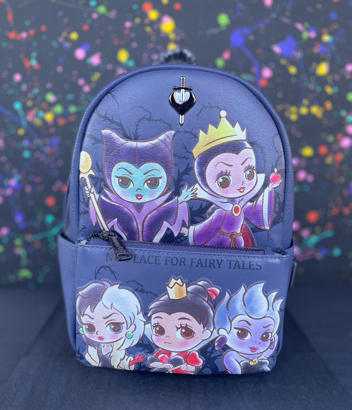 Loungefly Disney Villains Chibi Mini Backpack