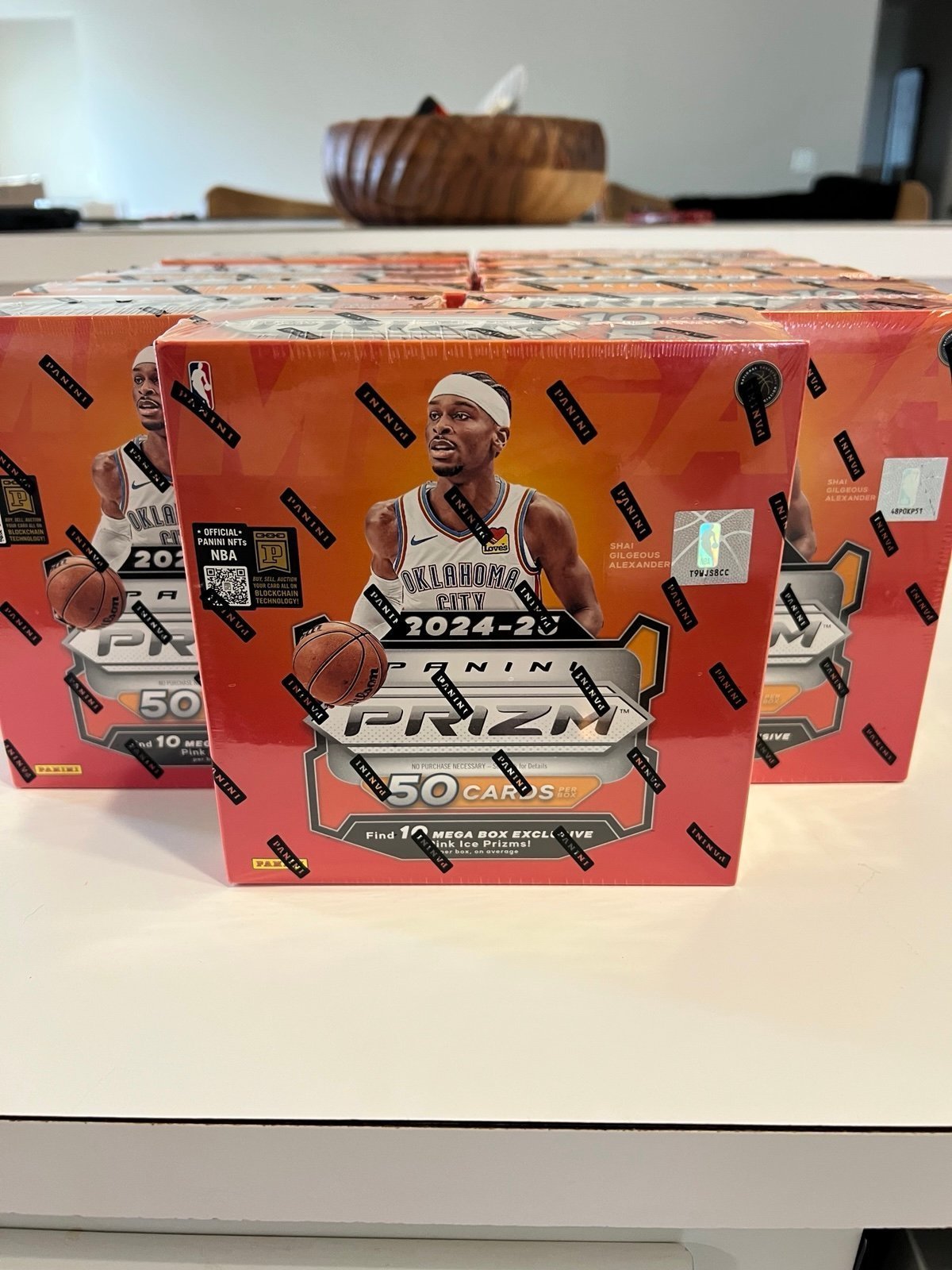 (11) 2024-2025 NBA Prizm mega boxes.