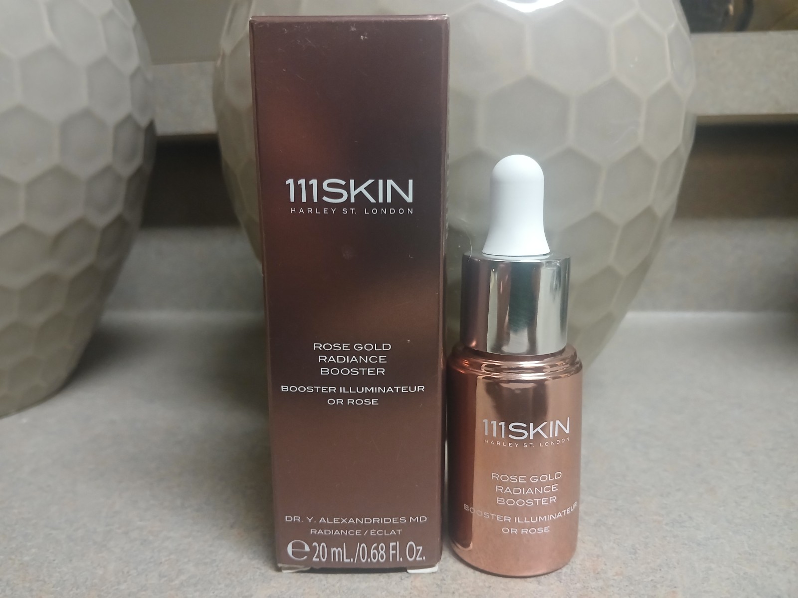 111SKIN Rose Gold Radiance Booster Serum 20 mL/0.68 Fl Oz (Full Size) BNIB