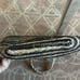 America and Beyond Raven Stripe Eco-friendly Jute Crossbody Tote