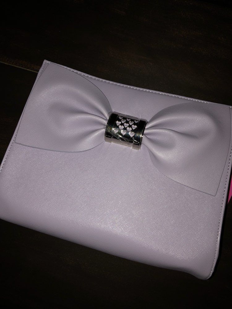 Betsey Johnson Lavender Lilac Clutch
