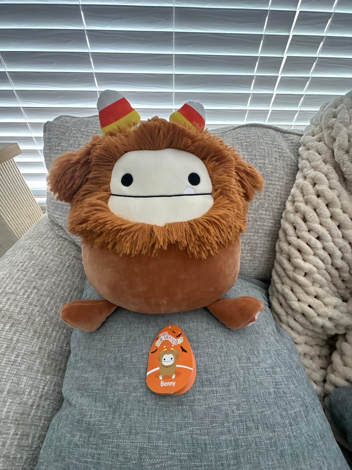 Squishmallows Benny the Bigfoot Halloween 12 Stuffed Plus