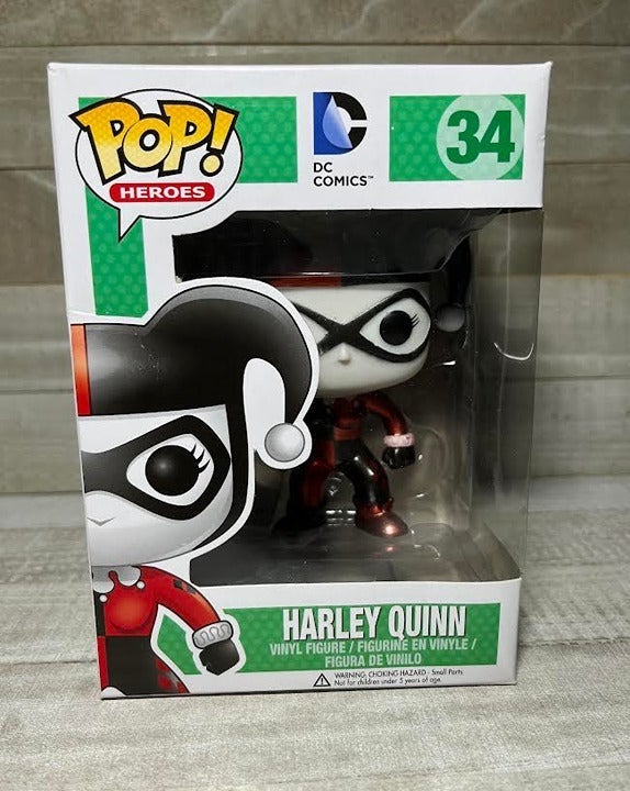 Funko Pop #34 - Harley Quinn - Metallic - Conquest Comics Exclusive
