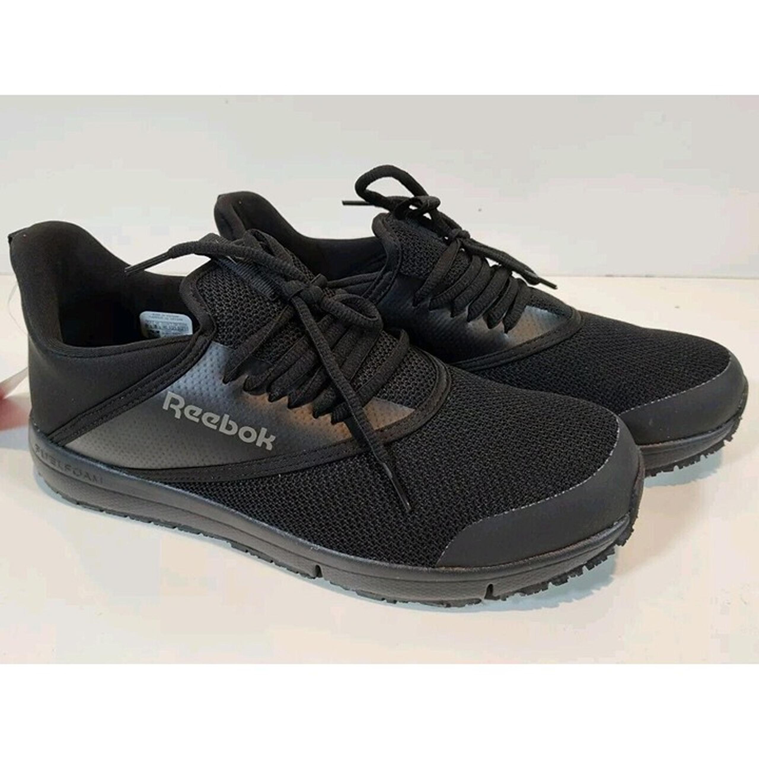 Reebok Alloy Toe Max Trax Safety Work Shoes Women's 9.5 M Black ASTM F2892-18