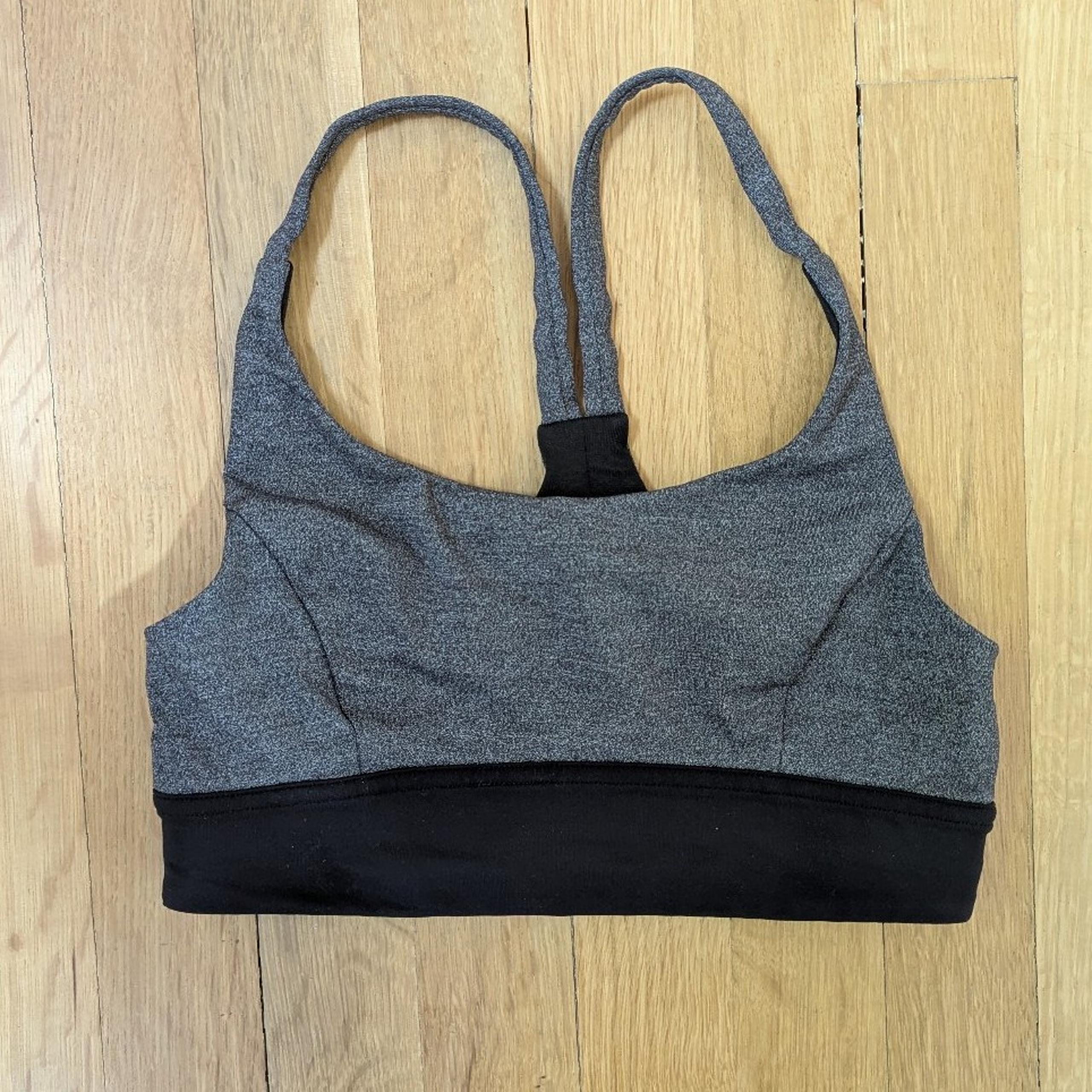 Lululemon Sports Bra Size 4 Heather Dark Grey