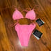 It’s now cool pink bikini set