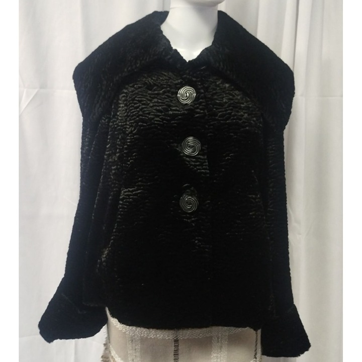 Marvin Richards New York Women's Black Coat Size S SKU 2187