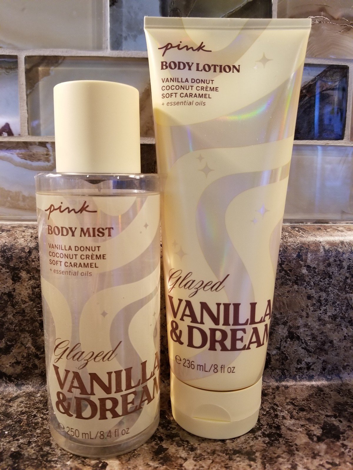 PINK GLAZED VANILLA AND DREAMY
