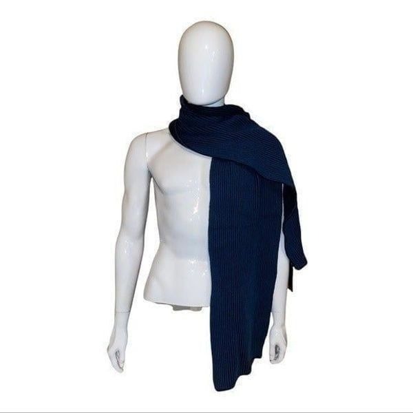 The Men's Store Bloomingdale’s Marino Blust Reversible Wool/Cashmere Scarf NWT