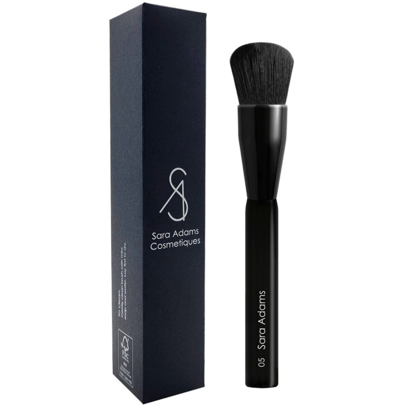 sara adams cosmetiques Round Blending Foundation Brush #05