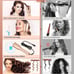 Automatic Hair Curler, Professional Anti-Tangle Automatic Curling Iron with 1