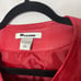 Vintage leather plus size red jacket