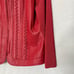 Vintage leather plus size red jacket