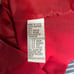 Vintage leather plus size red jacket