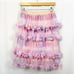 Ryan Lo Ruffle Lace Tiered Designer Pastel Skirt
