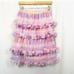 Ryan Lo Ruffle Lace Tiered Designer Pastel Skirt