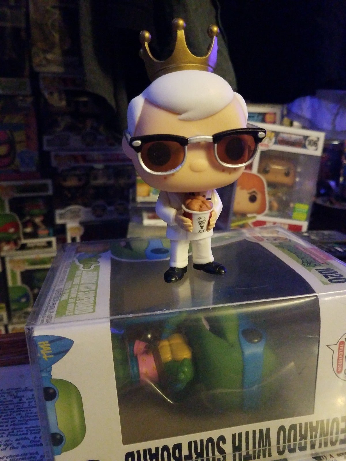 Funko Pop Freddy Funko as Colonel Sanders with Sunglasses Prototype
