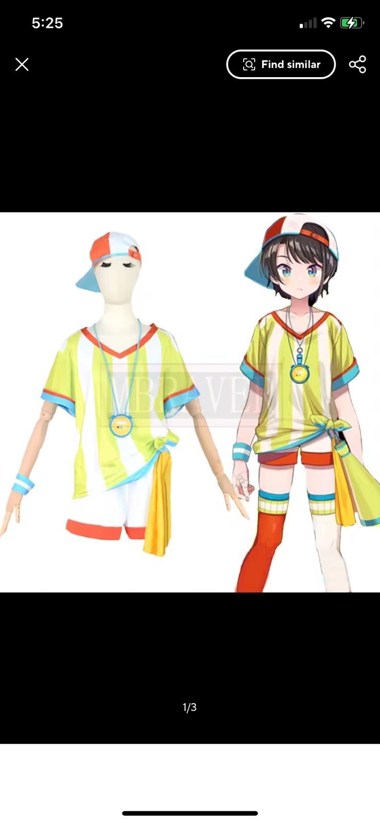 Hololive Oozora Subaru cosplay Size M with shoes