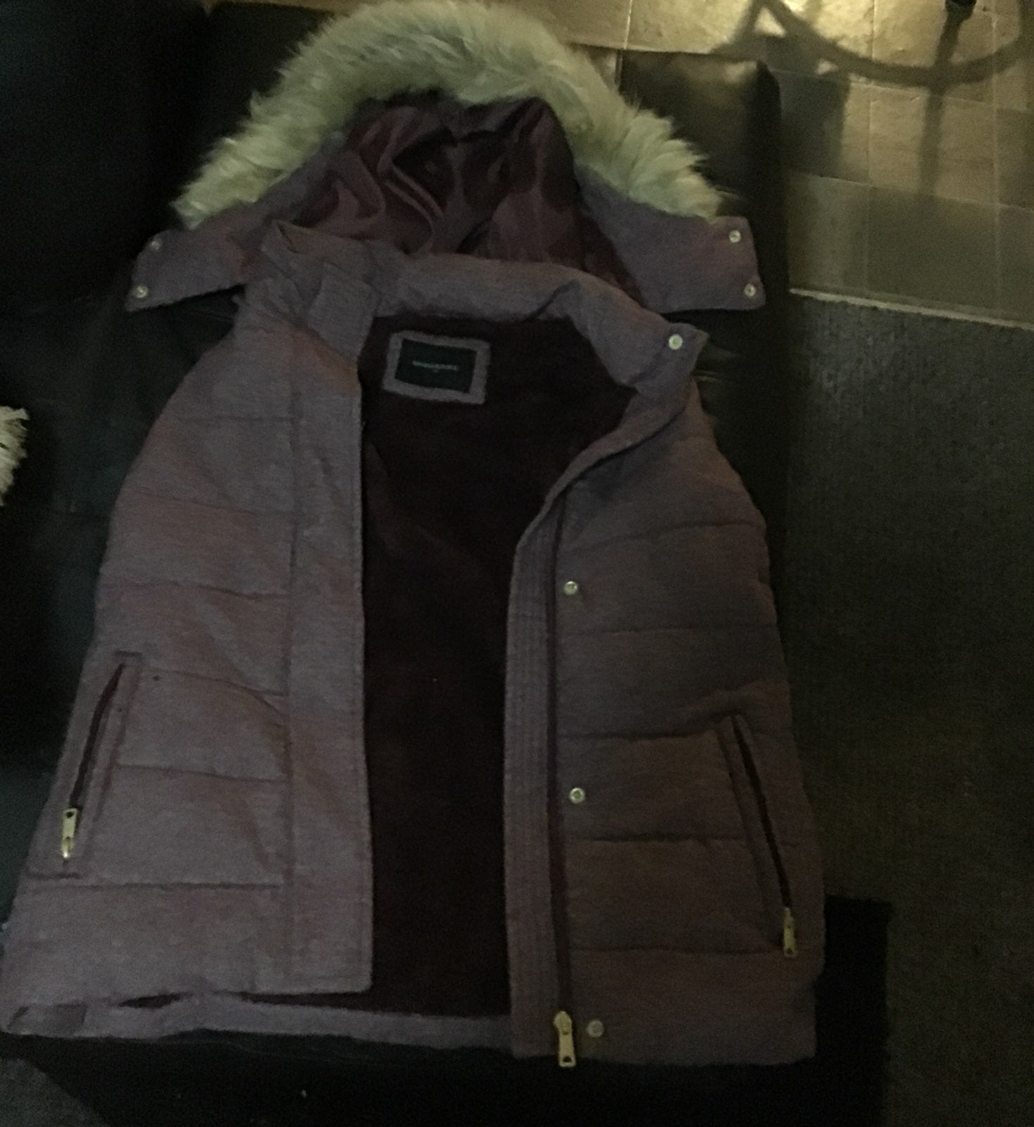 Winter coat sleeveless Banana Republic