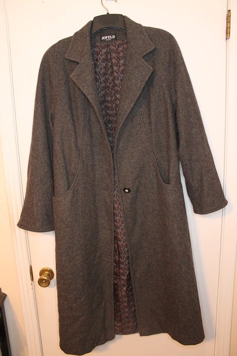Jofeld 80% Wool Trench Coat