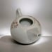 ZD-DZ Teapot Deluxe Pink-Plum- Flower Glaze Japanese Style With Handle White