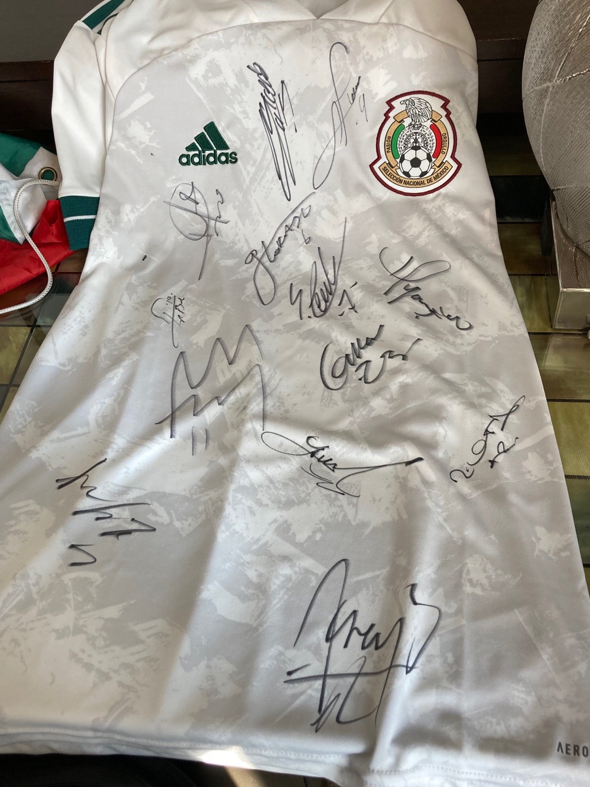 signed soccer jersey