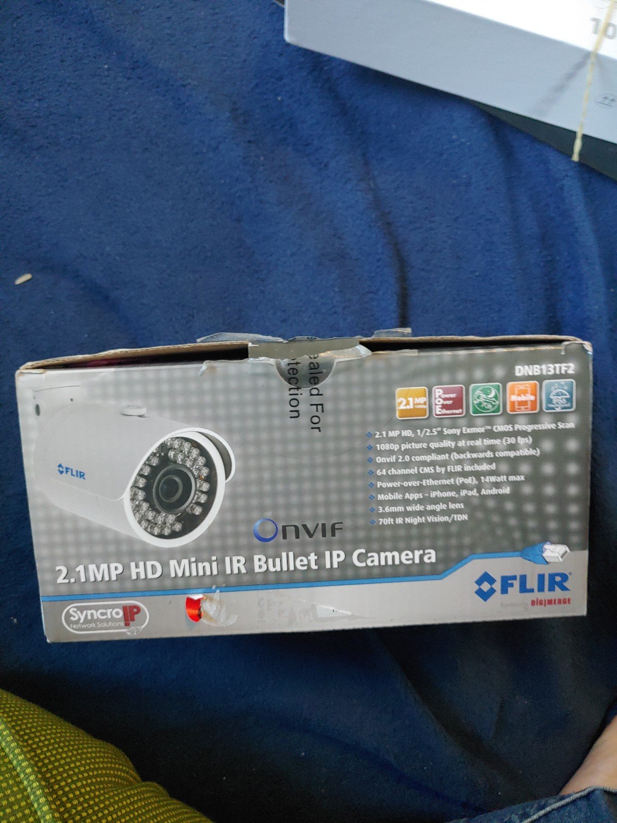 Flir 2.1mp hd mini it bullet IP camera DNB13TF2