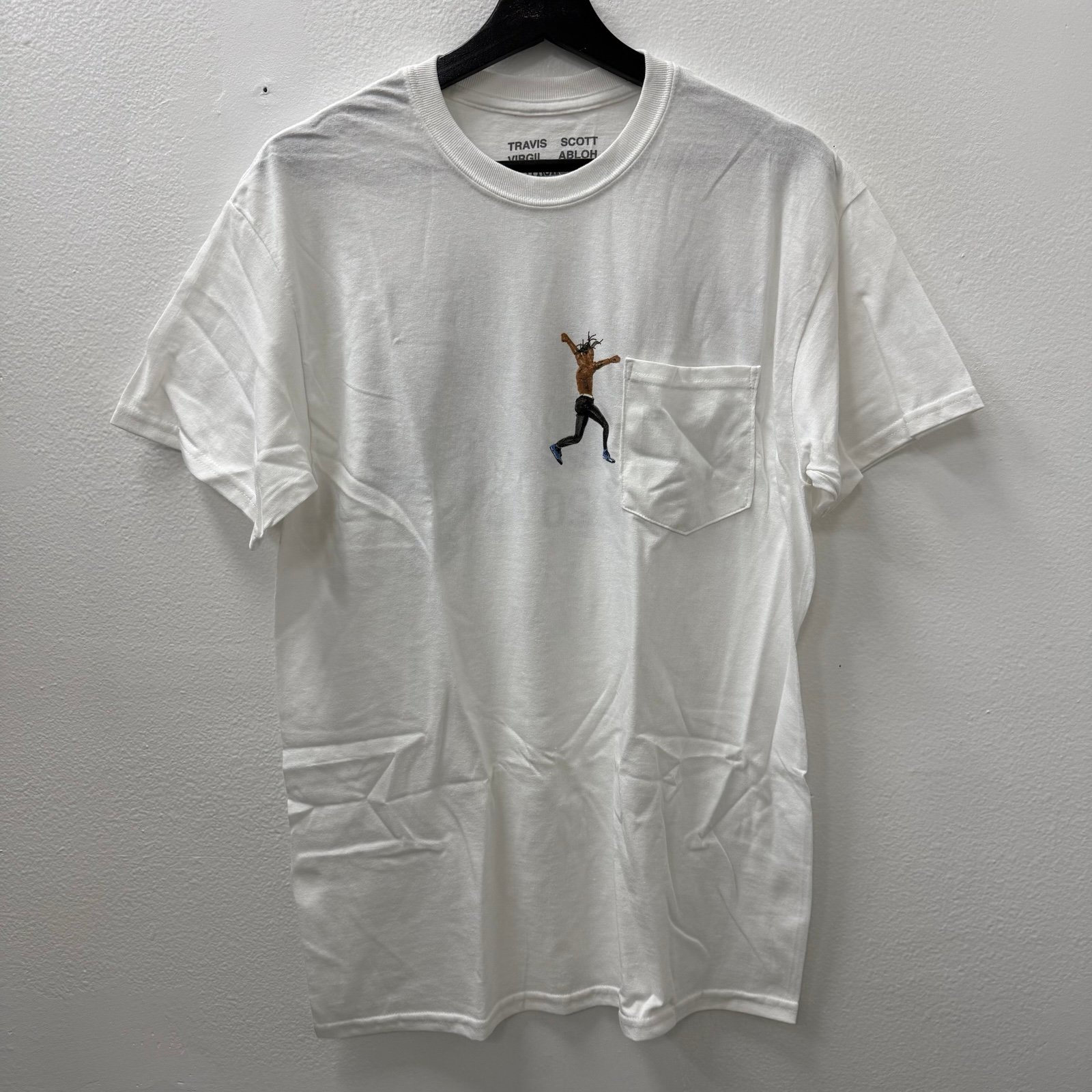 AUTHENTIC Travis Scott x Virgil Abloh By A Thread Tee (Cactus Jack) Brand New