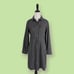 Untuckit For Her Womens Cotton Utility Shirt Dress 8 Charcoal Gray 128