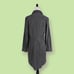Untuckit For Her Womens Cotton Utility Shirt Dress 8 Charcoal Gray 128