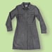 Untuckit For Her Womens Cotton Utility Shirt Dress 8 Charcoal Gray 128