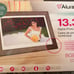 Aluratek Digital Picture Frame 13.3” Interchangeable Frame