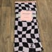 Juicy Couture JC Logo Checkerboard Throw Blanket