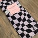 Juicy Couture JC Logo Checkerboard Throw Blanket